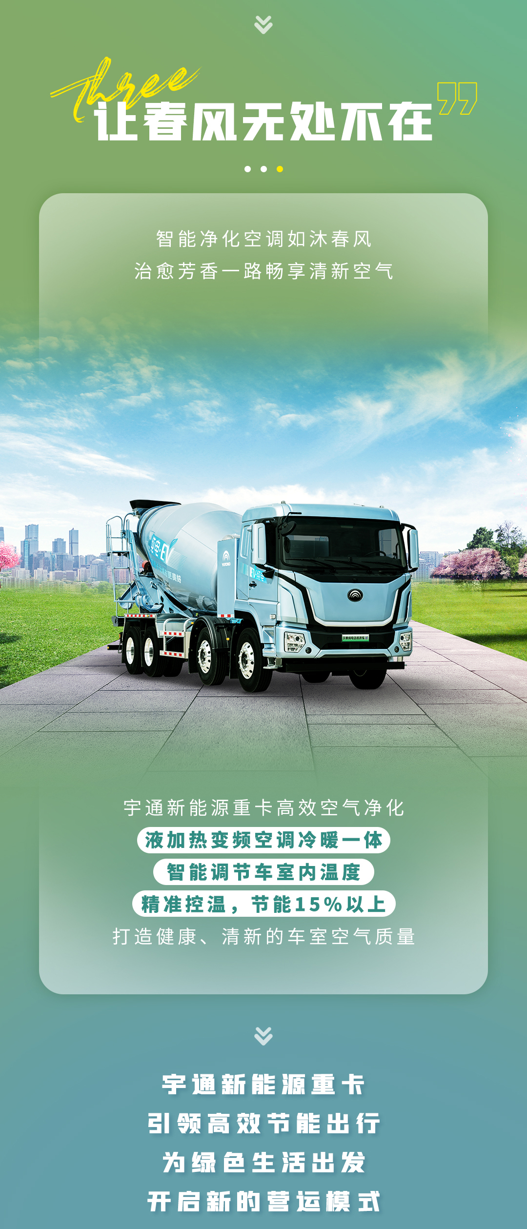 產品博覽 | 出發(fā)~跟隨宇通重卡一起「上春山」